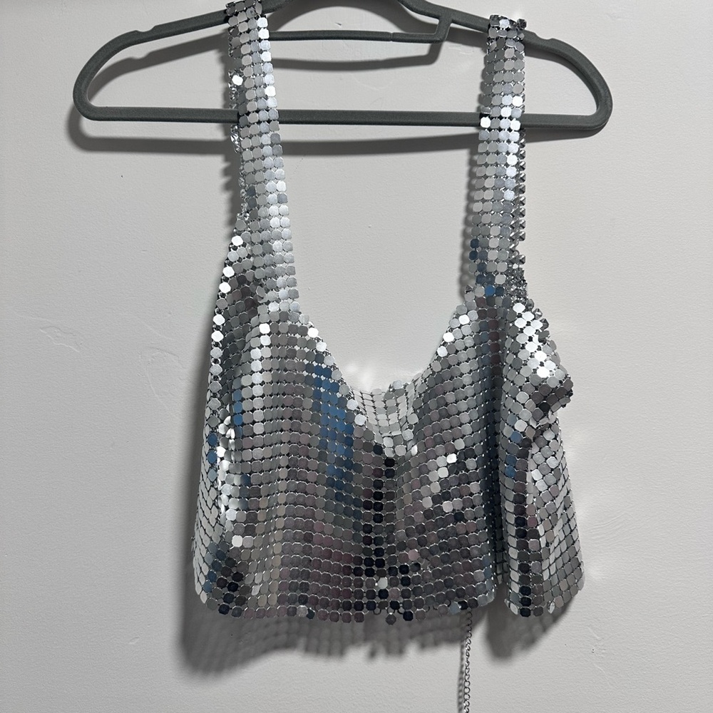Disco crop top